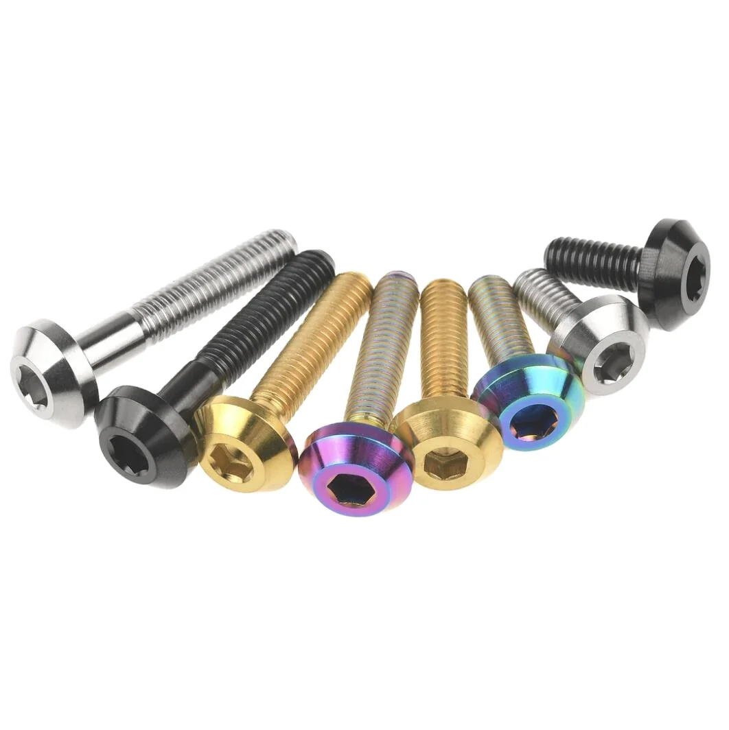 6AL/4V Grade 5 Titanium Torx Thick Head Motorcycle Parts and Bolts