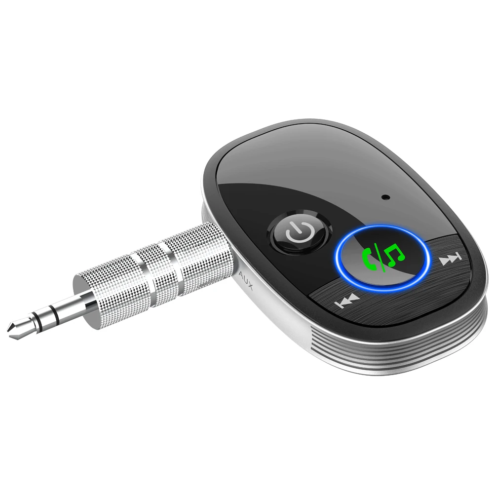 Bluetooth 5.0 Receiver for Car Wireless AUX Adapter for TV PC Home Stereo