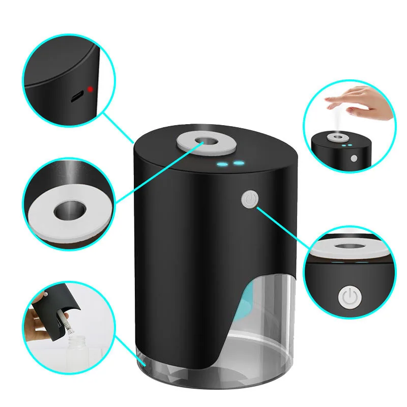 Custom Hand Sanitizer Automatic Dispensers automatic alcohol sprayer for Hotel Hospital