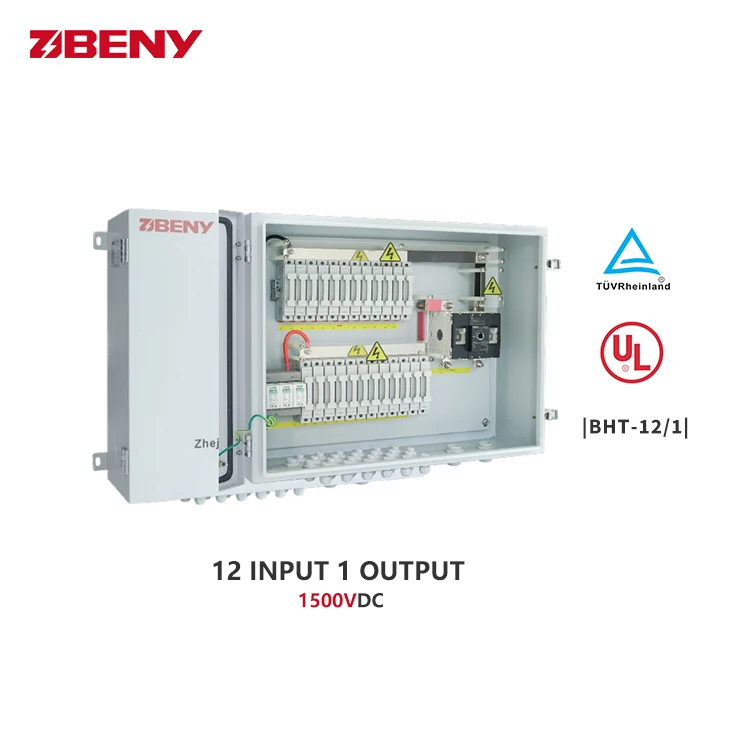 Beny 5 лет гарантии 12 в 1out Ip66 Dc комбайнер 250a 1500v для фотоэлектрической системы солнечных панелей