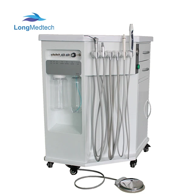 GU-P212 Mobile Dental Delivery Cart Unit System with Air Compressor