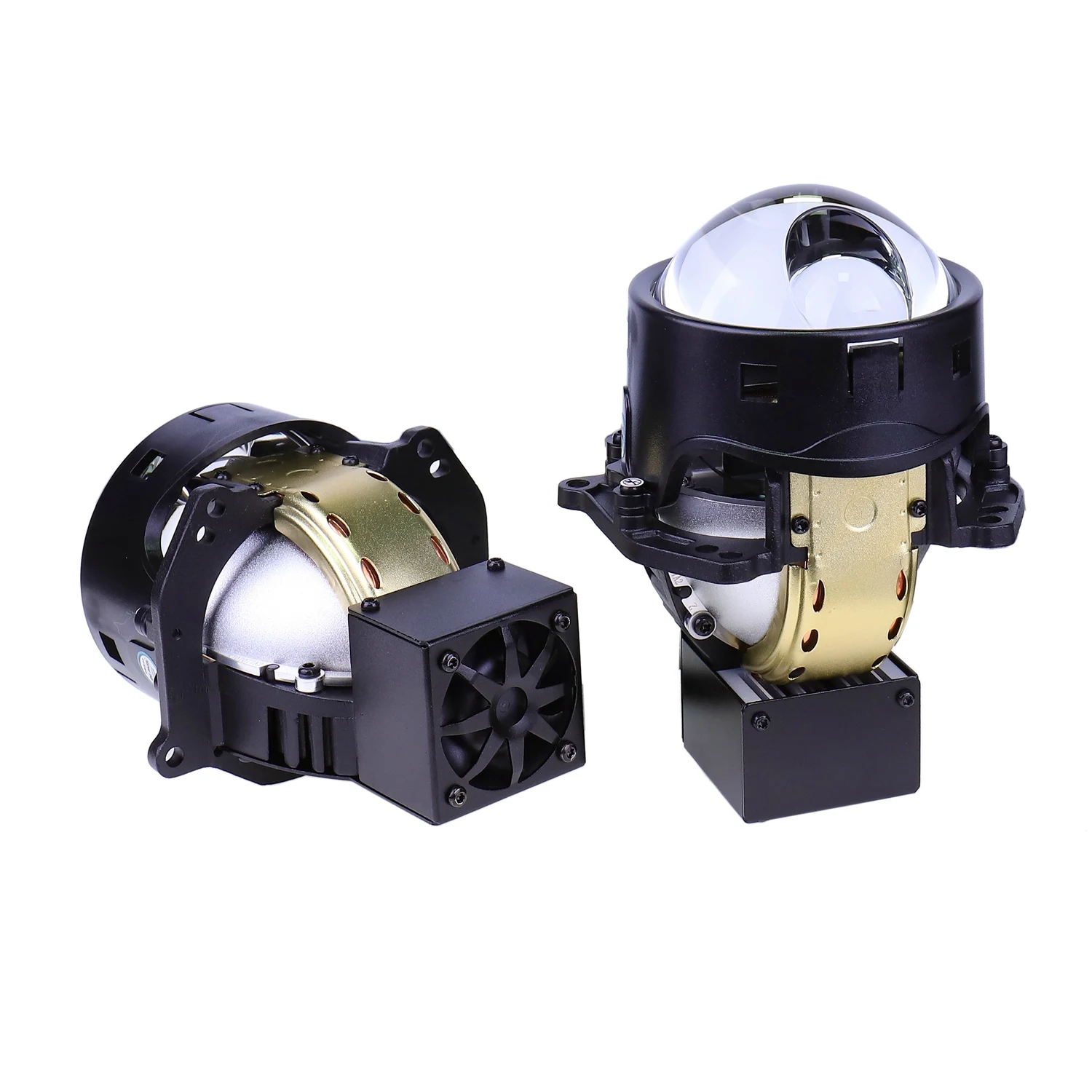USA Mexico Canada 3 Inch A8L+ Car Led Laser Projector Lens Headlights Universal Install 70w 6000k Aftermarket Auto LED Headlight