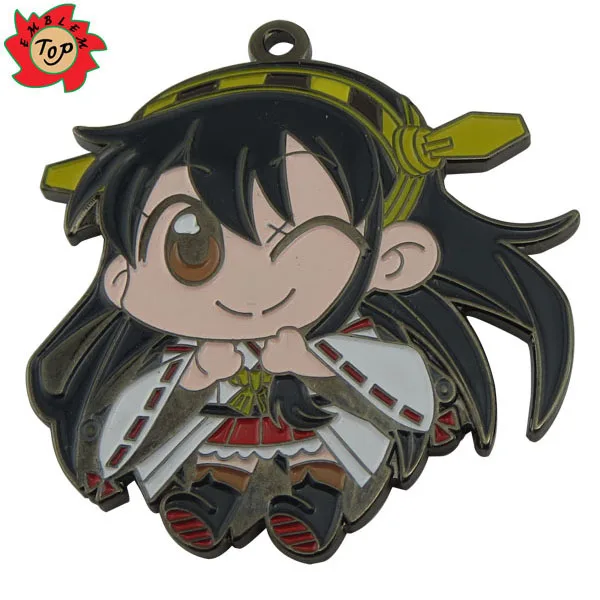 Promotional Activities Custom Logo Key Rings Accessories Cute Anime Car Other Design Charms Metal Key Chains keychain anime