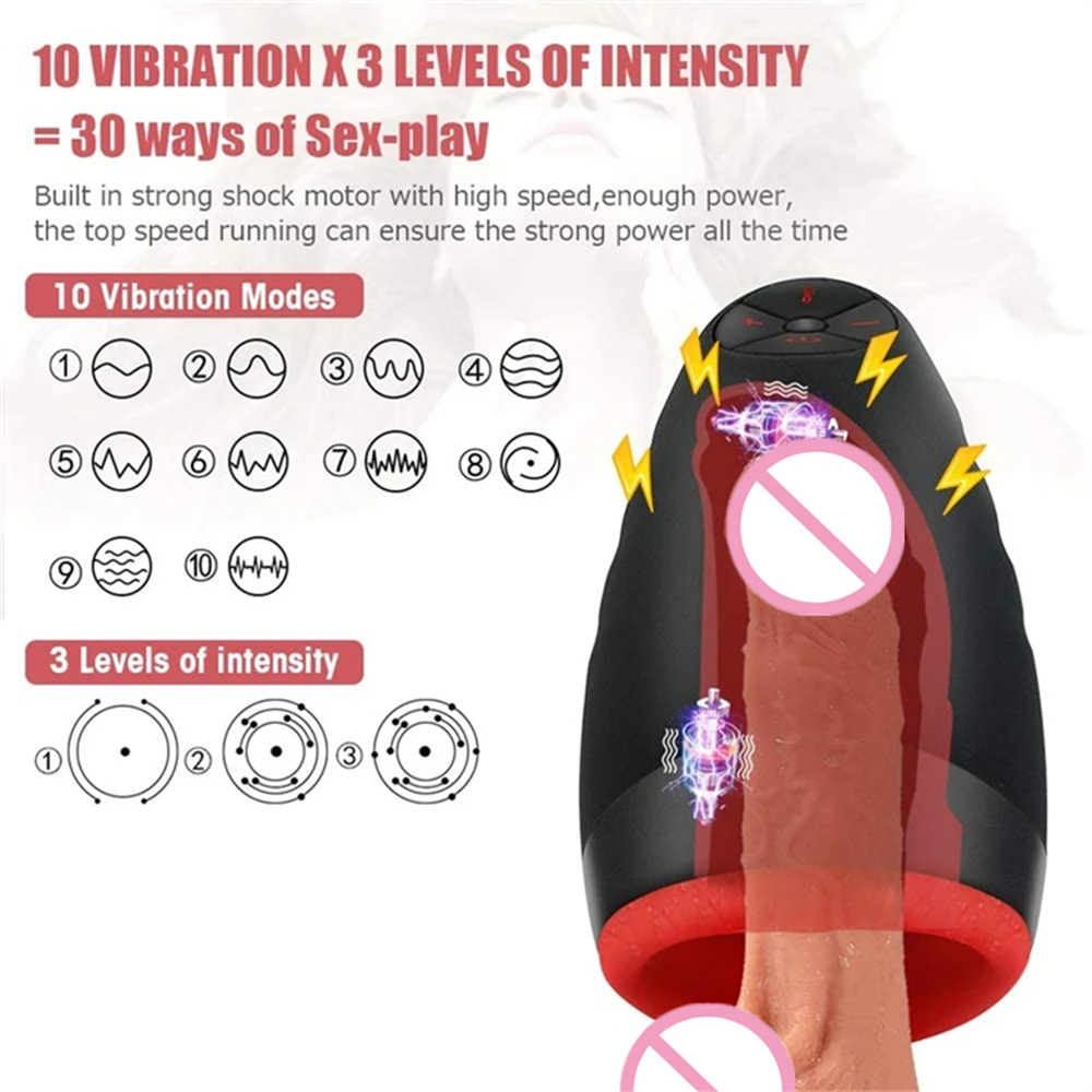 Male Masturbation Squirting Toy Heating Rotating Massager Deep Throat Masturbation Cup Sex Toys for Man