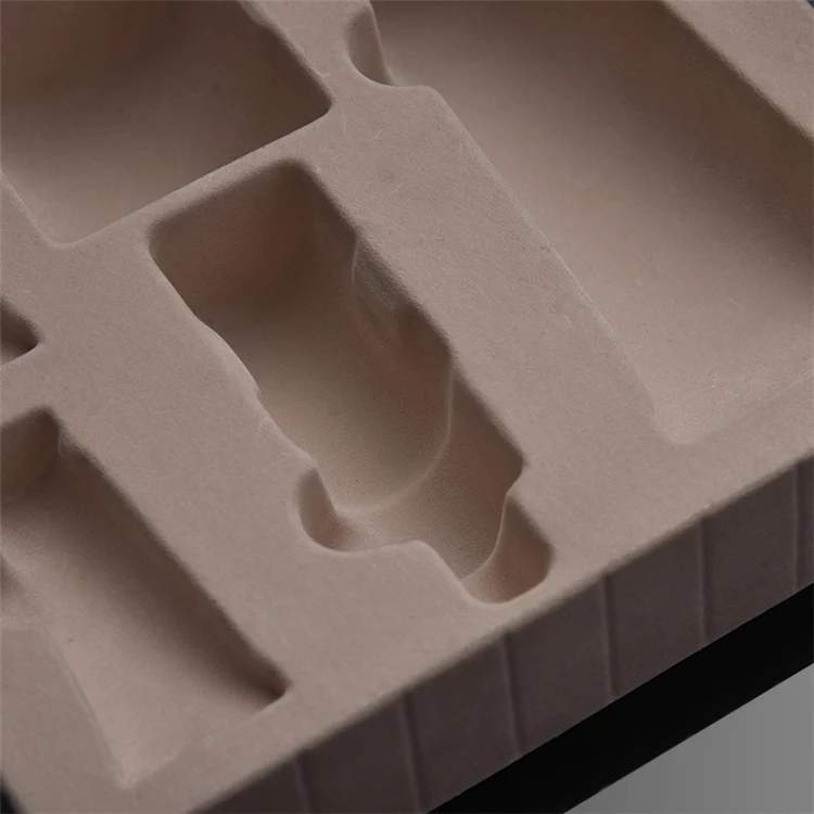 High Quality Customized Pvc Blister Inner Packaging Box Ps Flocking Lining Plastic Five-piece Cosmetic Box