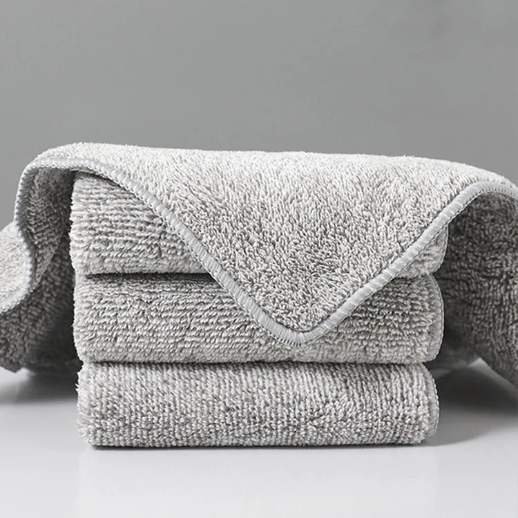 Custom Trendy Clean Microfiber Bamboo Carbon Cleaning Cloth Rags For Car Wash