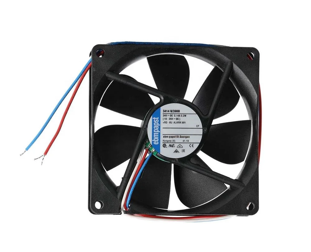 3414N/39HH ebmpapst fan axial fan EBM-PAPST TYPE:3414N/39HH EBM FAN  DC FAN 24V