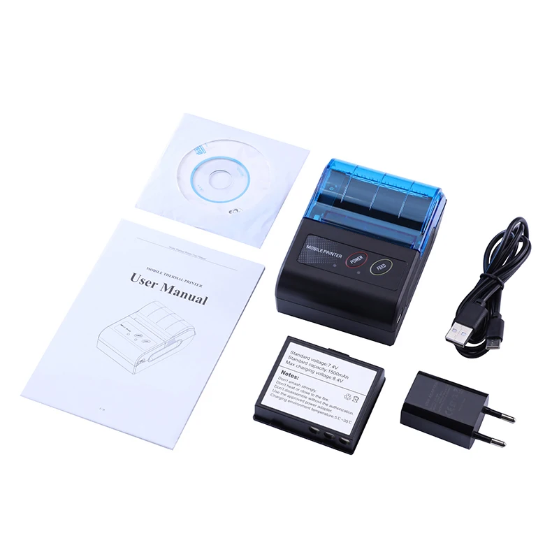 58mm rollo thermal printer blue tooth receipt printer not thermal transfer printer