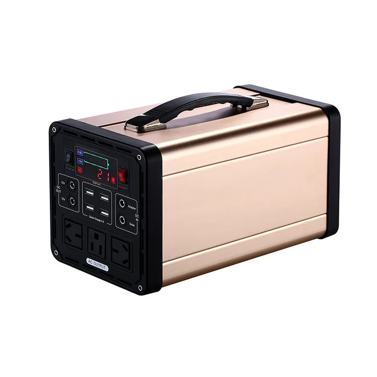 
PUXICOO AC 110/220V Outlet Power Bank 12V DC 4*USB-5V Power Station Home Outdoor Camping Emergency Solar Generator Power Bank 