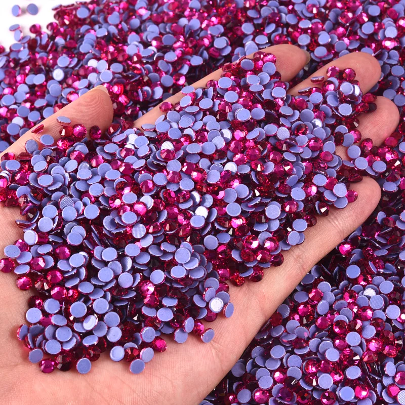 Factory High Quality SS16-SS20 AB Crystal Rhinestones Hotfix Flat Back Glass Cristal Diamond Rhinestone Wholesale For Clothes