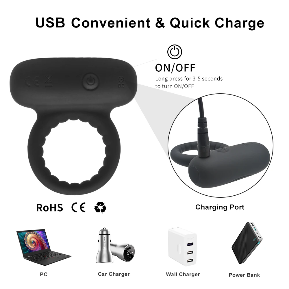 wholesale electric remote control man delay ejaculation adult vibrating male penis erection ring cock rings with clit vibrators