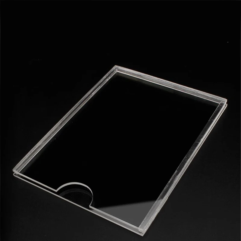 High Transparency Waterproof Acrylic Card Slot  Double Layer Frames Slot for Sale