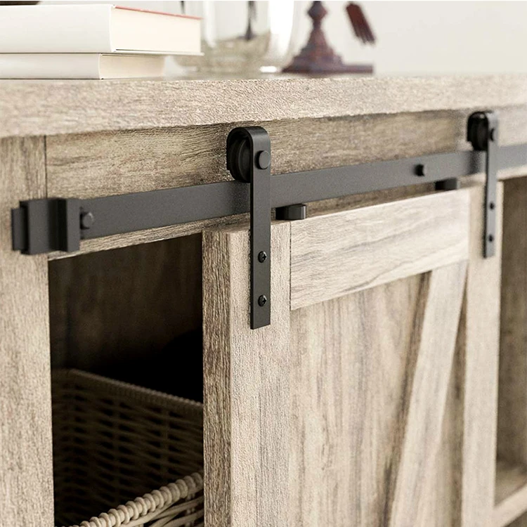 Barn Sliding Wooden Door Fitting with Flat Track