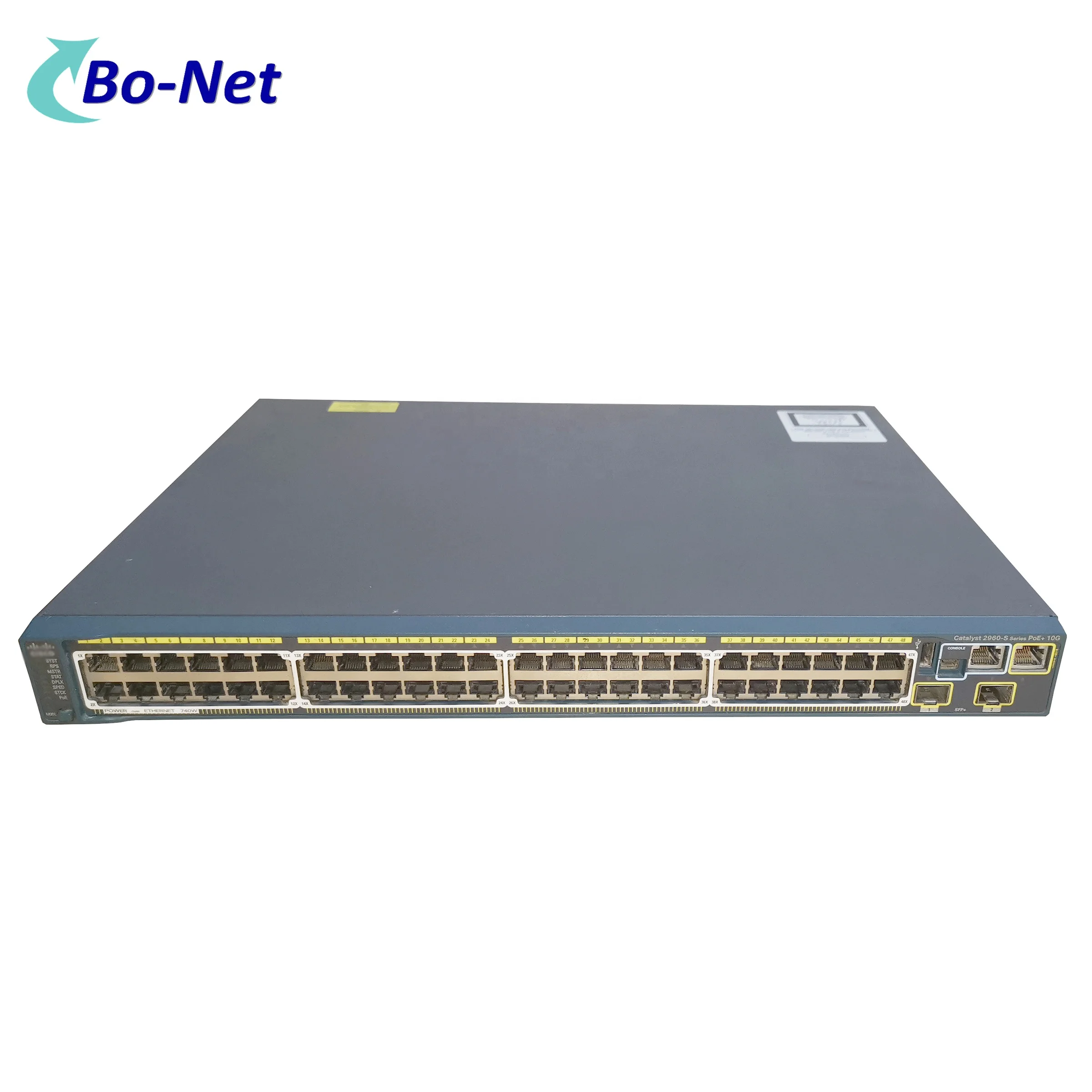 New WS-C2960S-48FPD-L Network Switch 48 Port 10/100/1000M PoE 740W 2 x 10G SFP