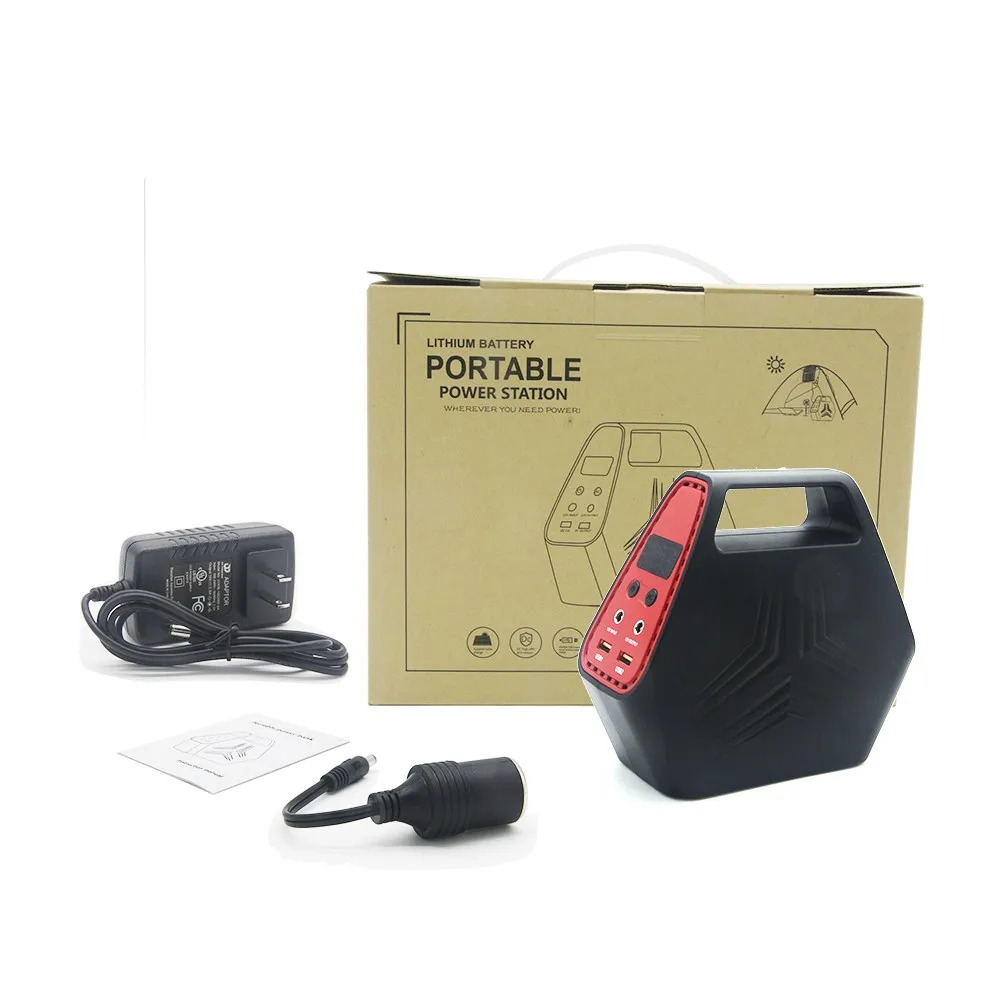 Прямые продажи с фабрики портативная электростанция 100 Вт литиевая батарея резервный генератор солнечной энергии для аварийного использования