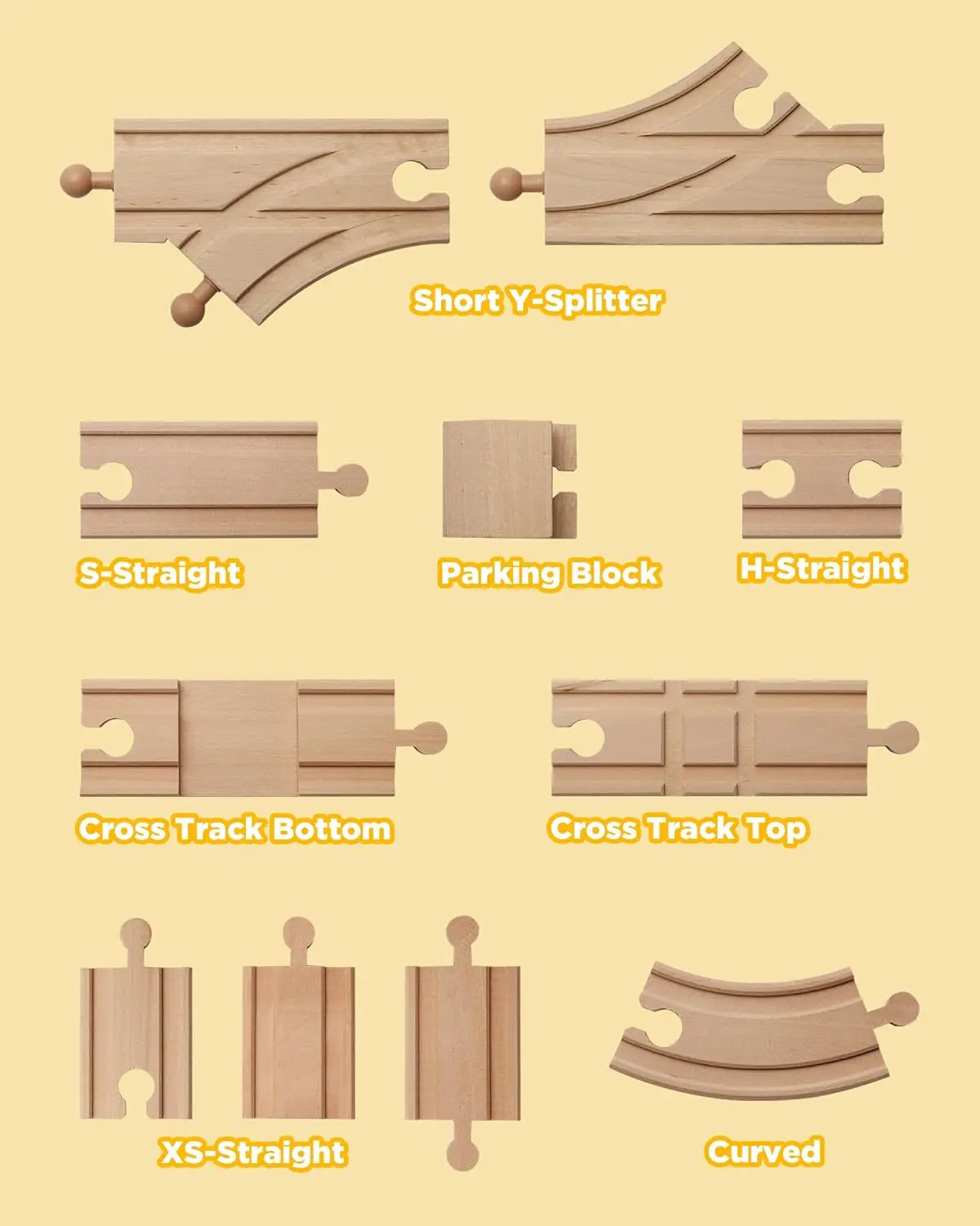 Wooden Train Track Track Expansion Thomas Wooden Railway System Wooden Train Tracks for Kids