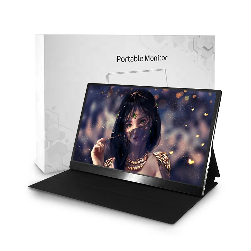 Rjoytek 13.3 inch Portable Monitor HD 1920*1080 4k 3840*2160 TFT LCD Portable Monitor