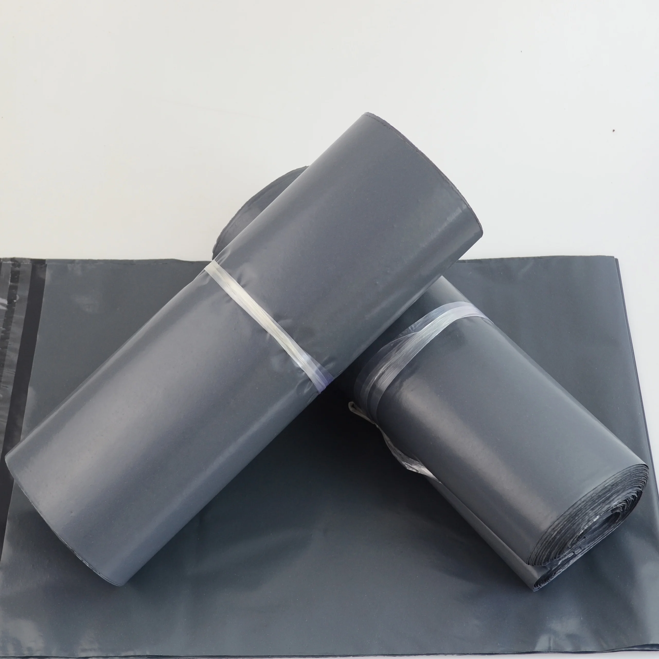 Custom Grey Polythene Recycled Mailing Bags For Express Package