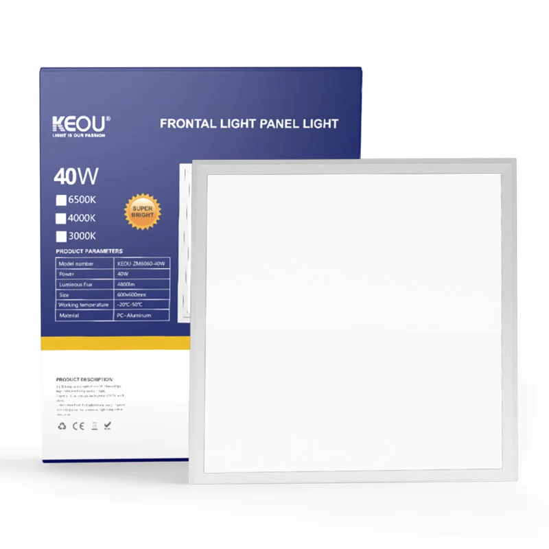 Keou Wholesale Flat Panel Led Lights 32W 42W 48W 60W 72W For Large Area Lighting