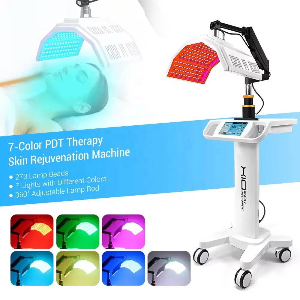 Beauty Salon 7 Color Photon Skin Rejuvenation Facial Beauty Pdt Led Light Therapy Machine
