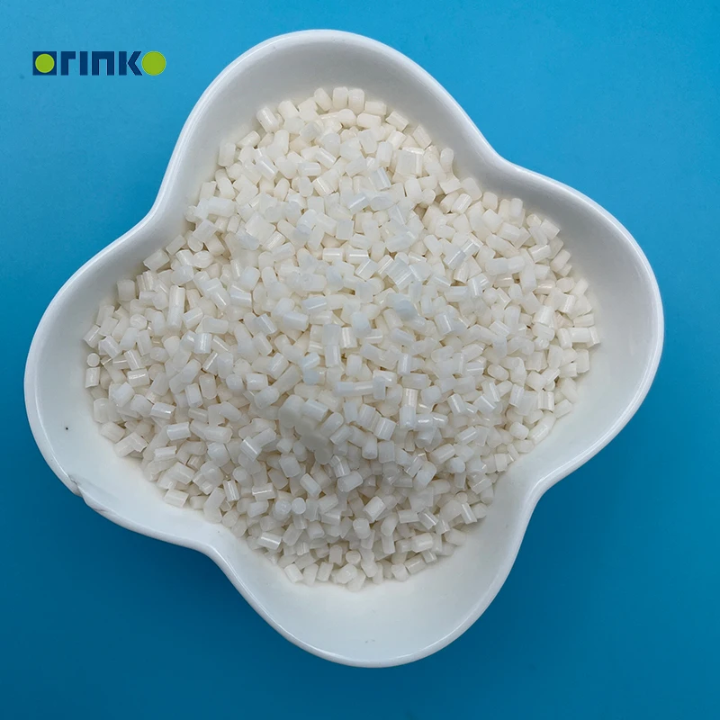 ORINKO ok compost material pla pellet granules resin pla hisun for plastic bag film