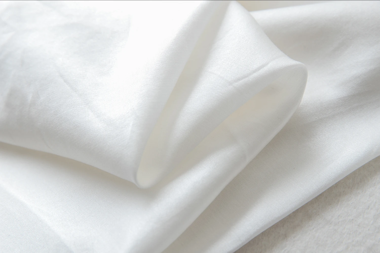 Wholesale Custom Color White 12mm Silk Cotton Blend Fabric Silk Cotton Fabric For Men Shirts