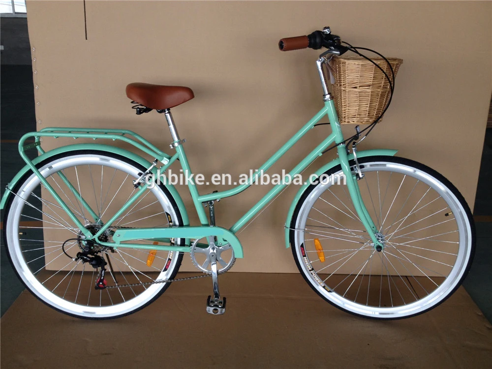 700c 6 speed factory wholesale cheap price high quality vintage ladies city bike retro urban women utility bike with basket