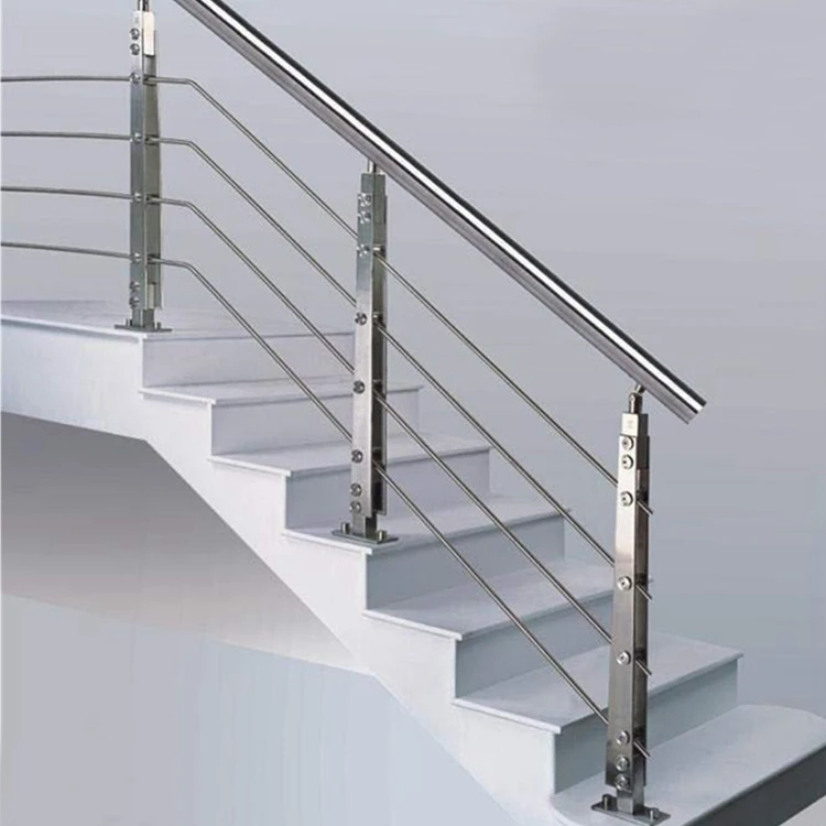SS304/316 stainless steel railing balcony tube railing design balustrade handrail posts staircase railing fittings