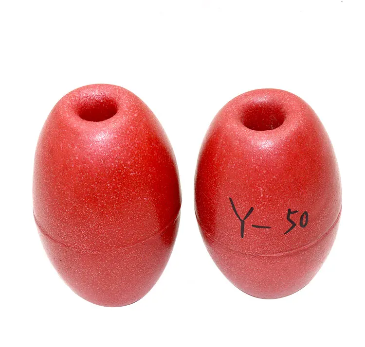 ZHUO RUN OEM Y8 Y50 Pvc Foam Commercial Bobber for Fishing Net Floats eva float for fishing