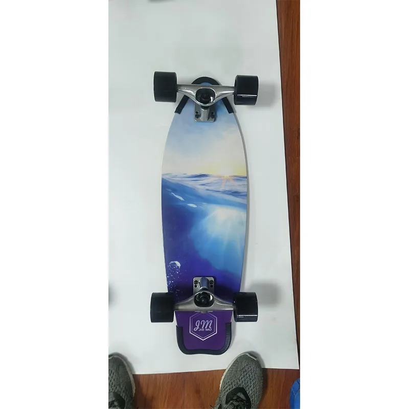 surf skate In Stock CX7 Highly Smooth Surf Land Skateboard Maple Single Kick Carving Cruiser Skate Board