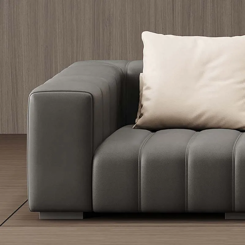 Italian Style Sofa Set Living Room Furniture L Shape Piano Creative Shape Living Room Sectional Leathaire Sofa