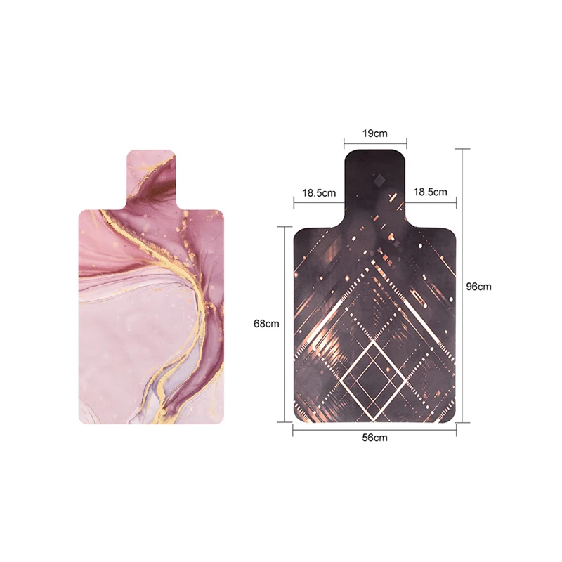 Custom Print Thin Pilates Accessories Hygiene Reformer Cover Pilates Mat Rainbow Marble Non-slip Pilates Reformer Mat Towel