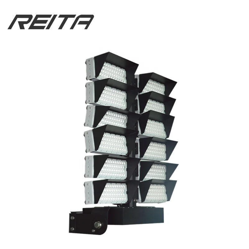 High Quality Adjustable Led High Mast Light High Mast Led Flood Light Led Sports Stadium Lighting 1440watt with Cover 1500watt