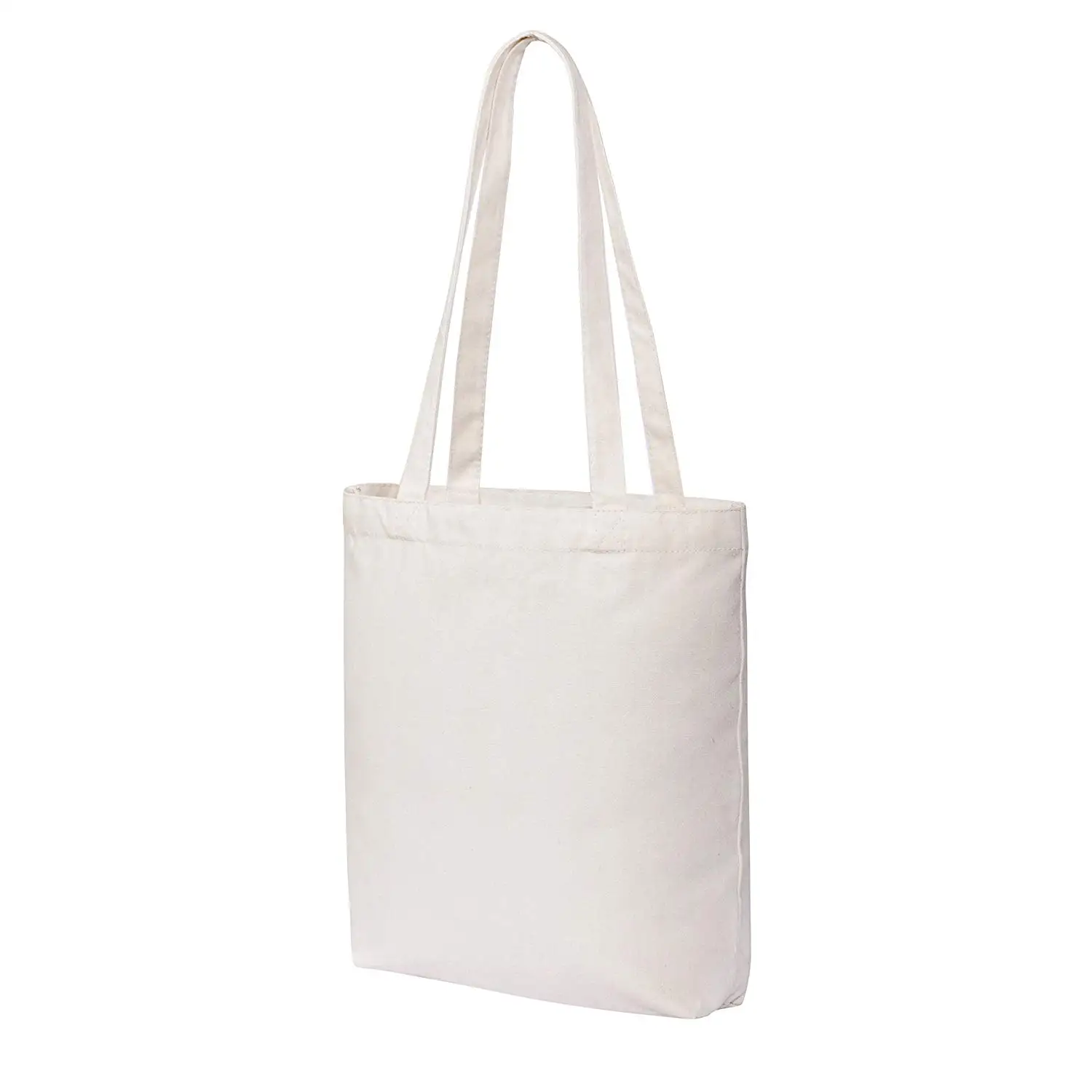 Reusable large hemp canvas tote bag cotton canvas shopping bag