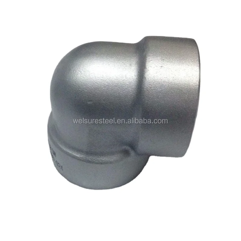90 Degree 3000# F316L A182 ASME B16.11 Stainless steel pipe fittings forged elbow with Cheap price