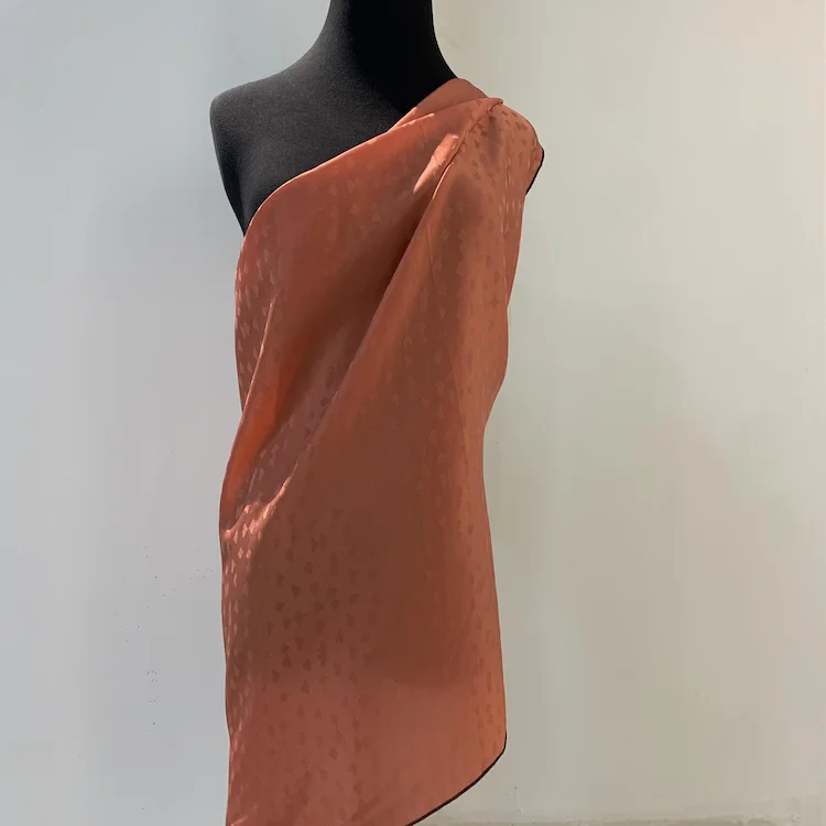 Ethyl Vinyl Acetic Acid Liene Long Sleeve Silk Imitation Acetate Fabric For Dress