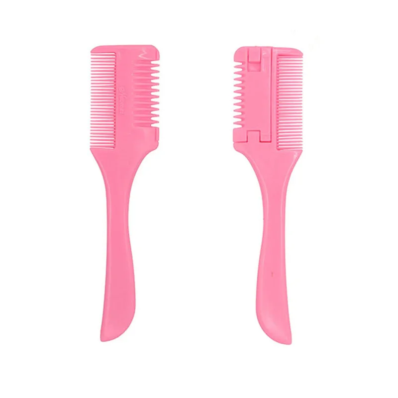 Professional Trimmer Razor Dual Side Cutting Scissors DIY Hair Thinning Comb Slim Haircuts Cutting Tool Blade Barber Cut