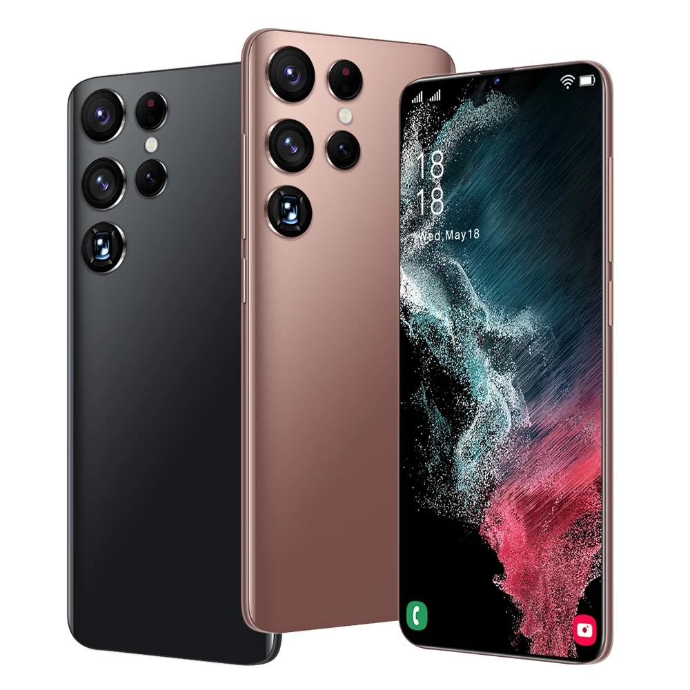 New Unlocked Smartphone S22 Utra android phone Dual SIM Card Face ID Original Android11 12GB 512GB Celulares Waterproof Gaming