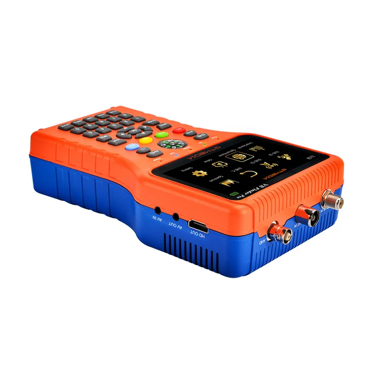 V8 Finder Pro GTMEDIA Combo Meter H265 DVB-S2X/S2/T2/C Spectrum Analyzer 4.3 inch Screen CCCamd USB WIFI CCTV in AHD