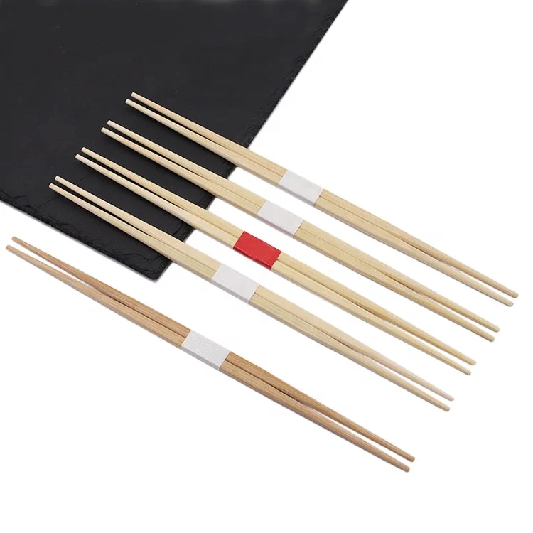 
Round Family Food Utensils Disposable Natural Bamboo Chopsticks Wholesale For Pe Packed 