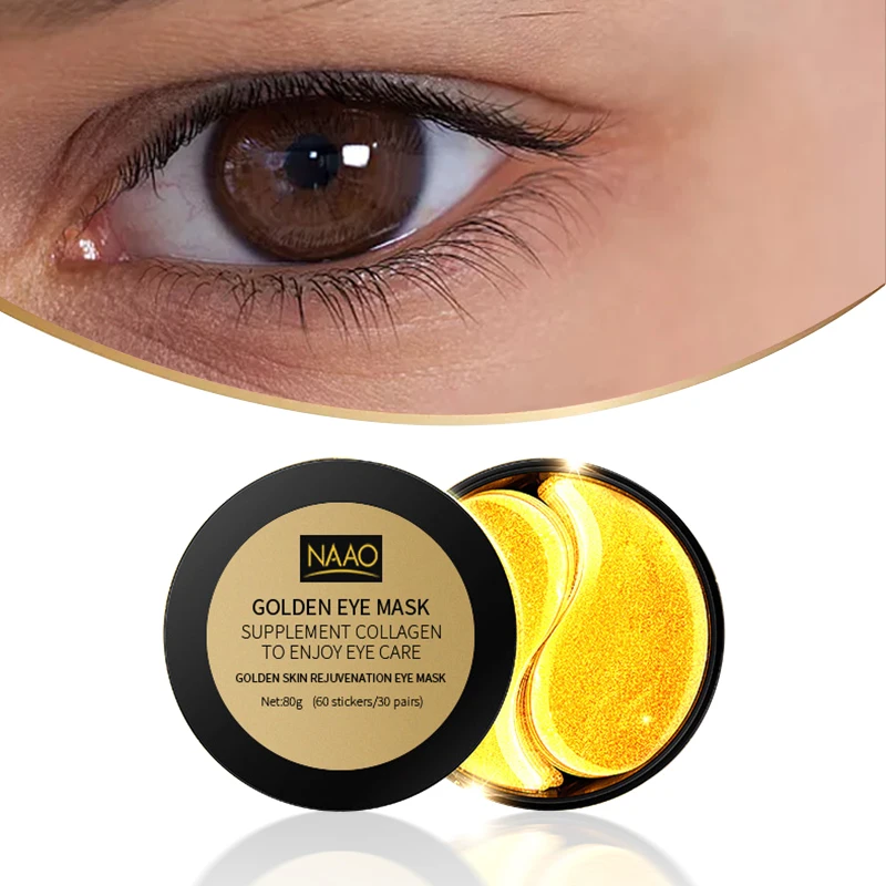 
Oem Anti Wrinkle Private Label Hydrogel Eye Patches Reduce Eye Dark Circles 24K Gold Collagen Eye Mask 