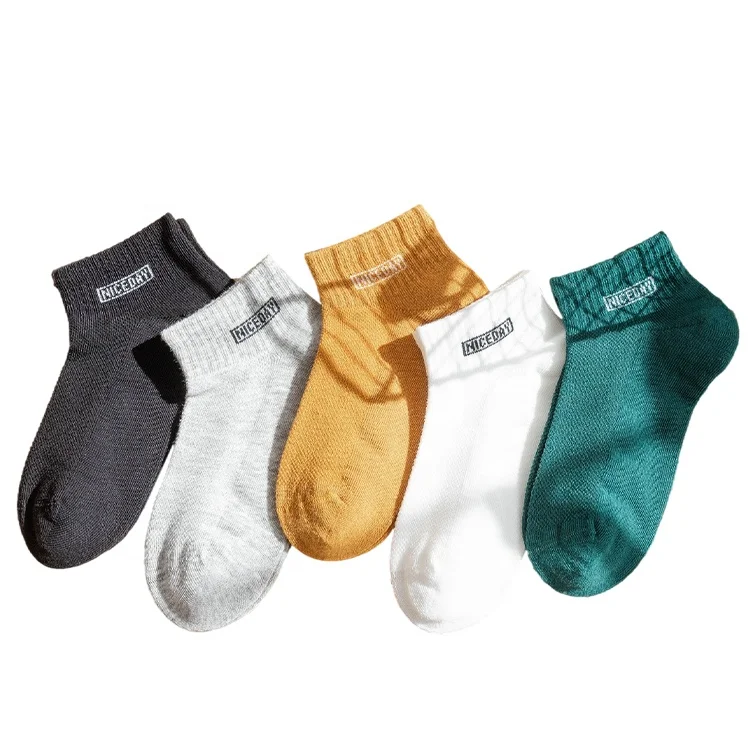 Новый популярный Стиль-мягкие, милые, яркие и красивые хлопковые детские носки с вышивкой логотипа