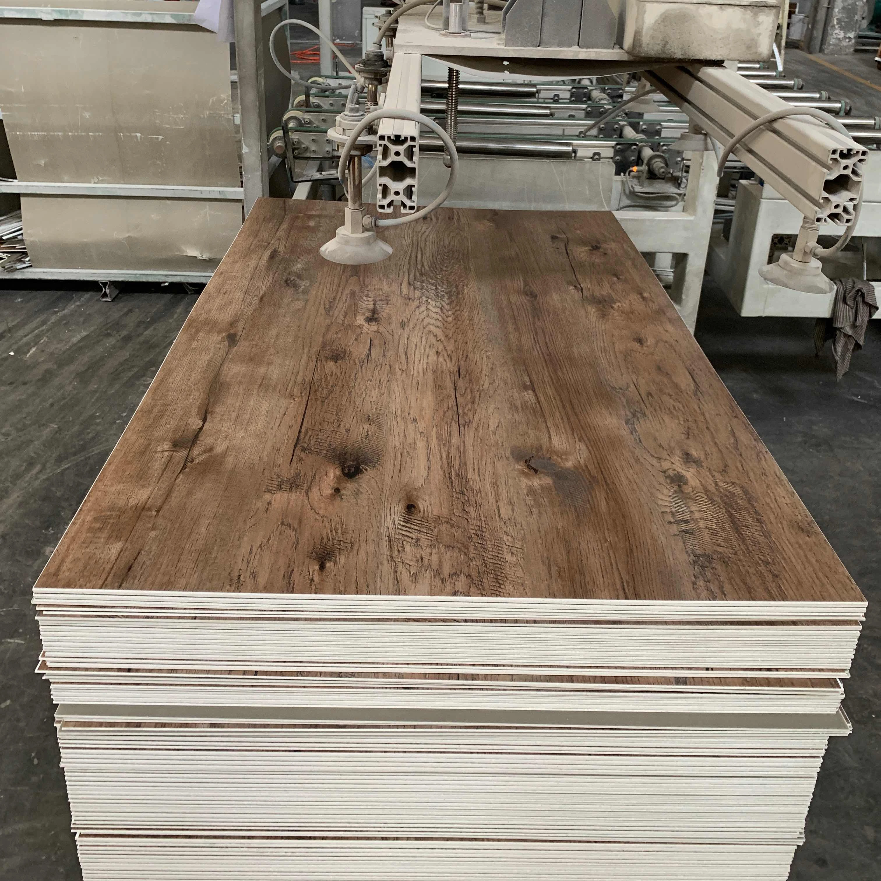 SPC click vinyl flooring with eva ixpe backing