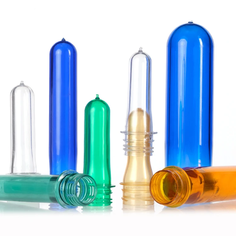 Bpa Free 28Mm 30Mm Mouth 14G 18G 45G Clear Blue Color Bottle Preforms For Csd Bottle