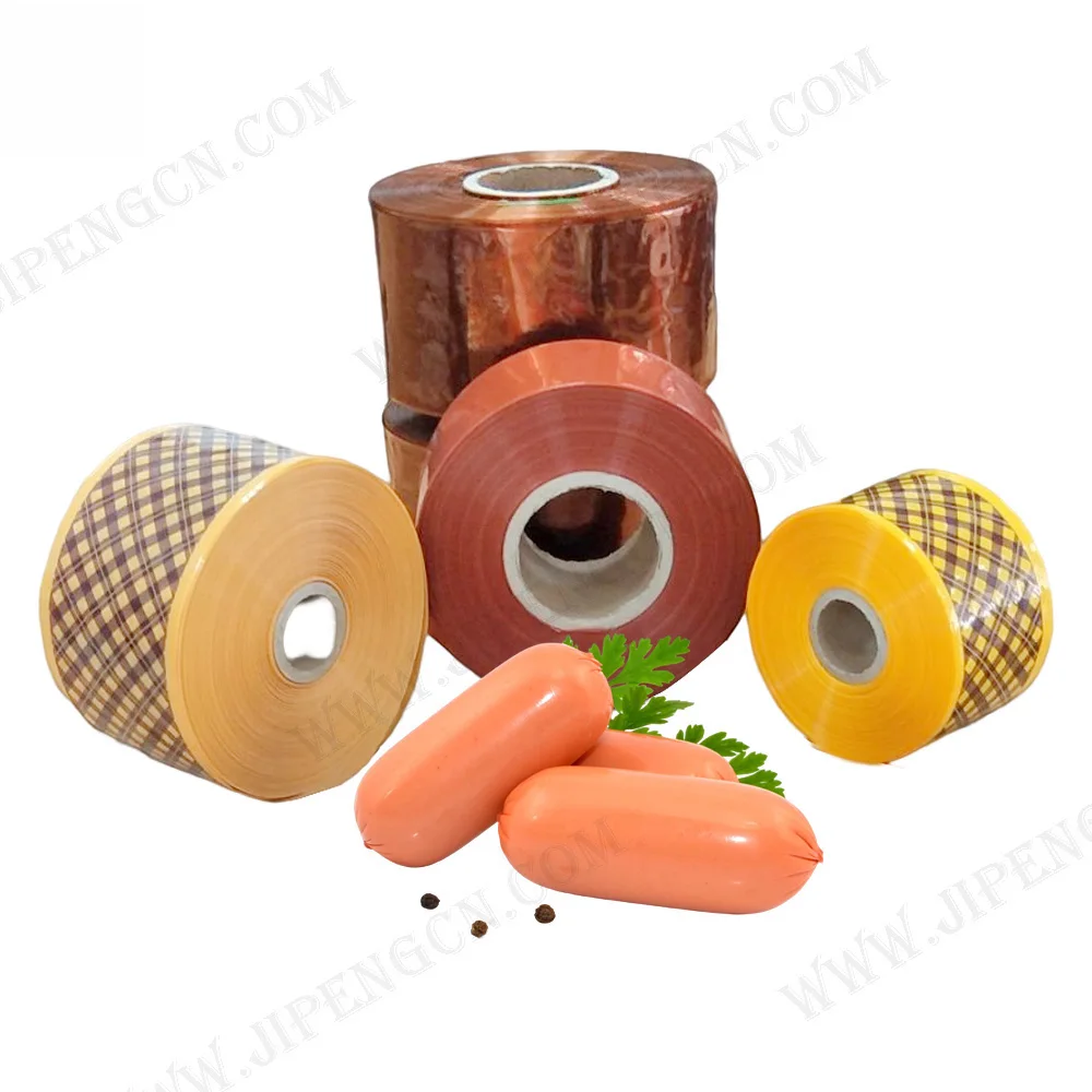 Nylon Print artificial polyamide  Sausage Casings shrinkable plastic sausage casing for boiled steamed sausage