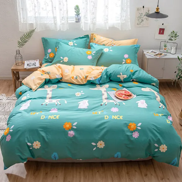 100% cotton custom printed fabric cartoon plain embroidered fabric for bedding set baby cotton fabric