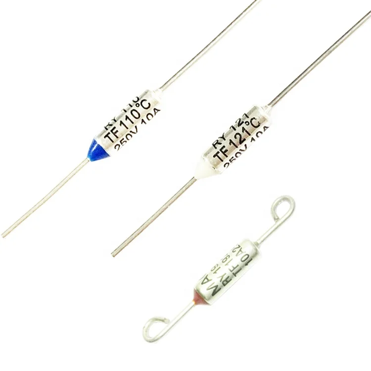 65 to 260 degree 10A 250V RY 125V 16A Element metal case Thermal Fuse For Microwave Ovens