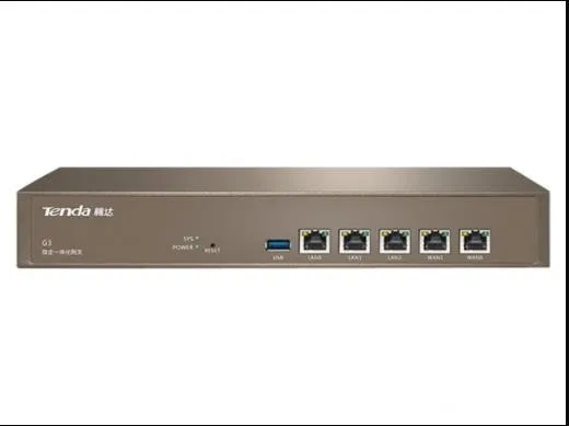 Совершенно новый корпоративный маршрутизатор Ten-da G3 с несколькими портами WAN VPN QoS управления полосой пропускания