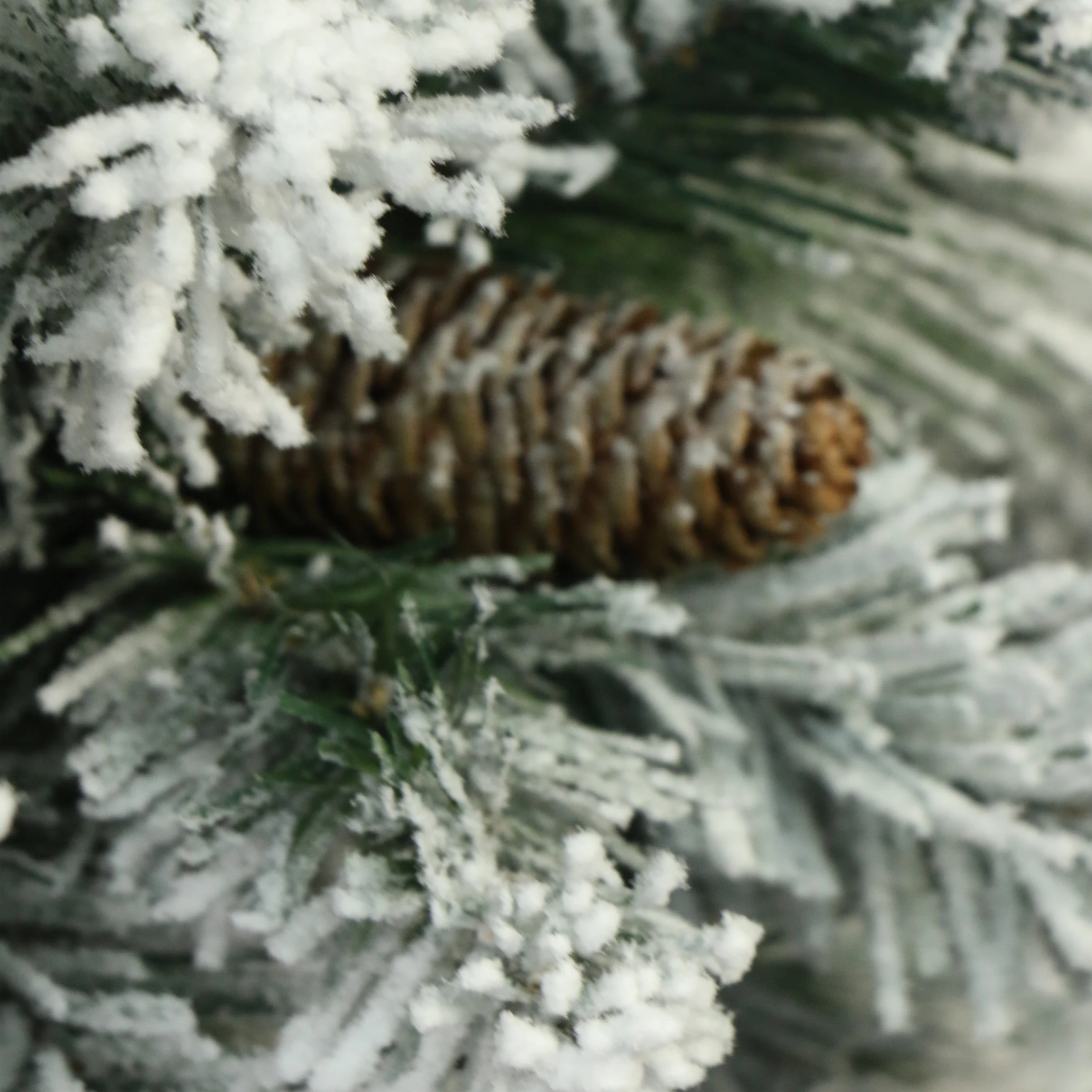 180cm 6FT Wholesale Holiday Decoration Ornaments Gift Pvc Mixed Artifical Snow Flocking White Snowy Christmas Trees