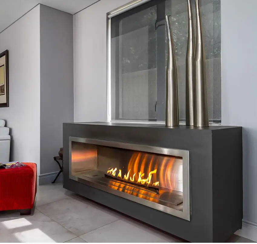 High Quality 60 inch bio fireplace ethanol in wall fireplace